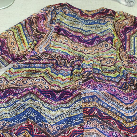 Umgee Size Large Bell Sleeve Mini Dress - Picture 6 of 7